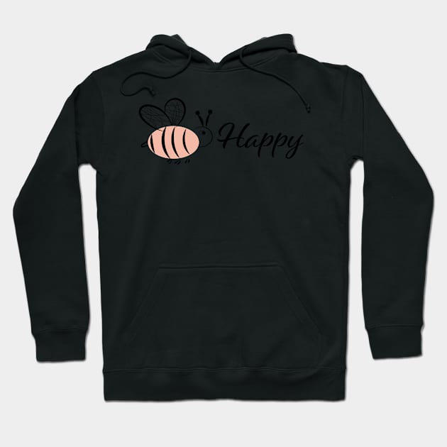 Be Happy Hoodie by Mehwish